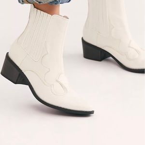 Free people white cowboy boots